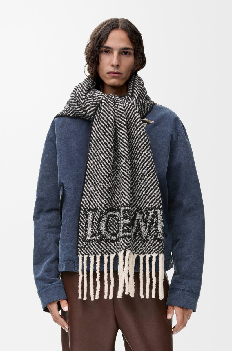 Loewe LOEWE scarf in alpaca and wool blend outlook