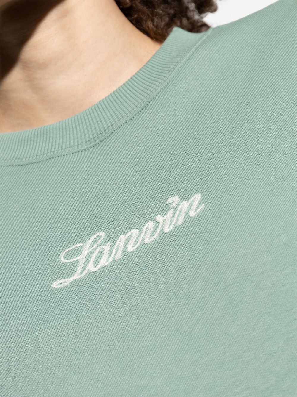 logo-embroidered sweatshirt - 5