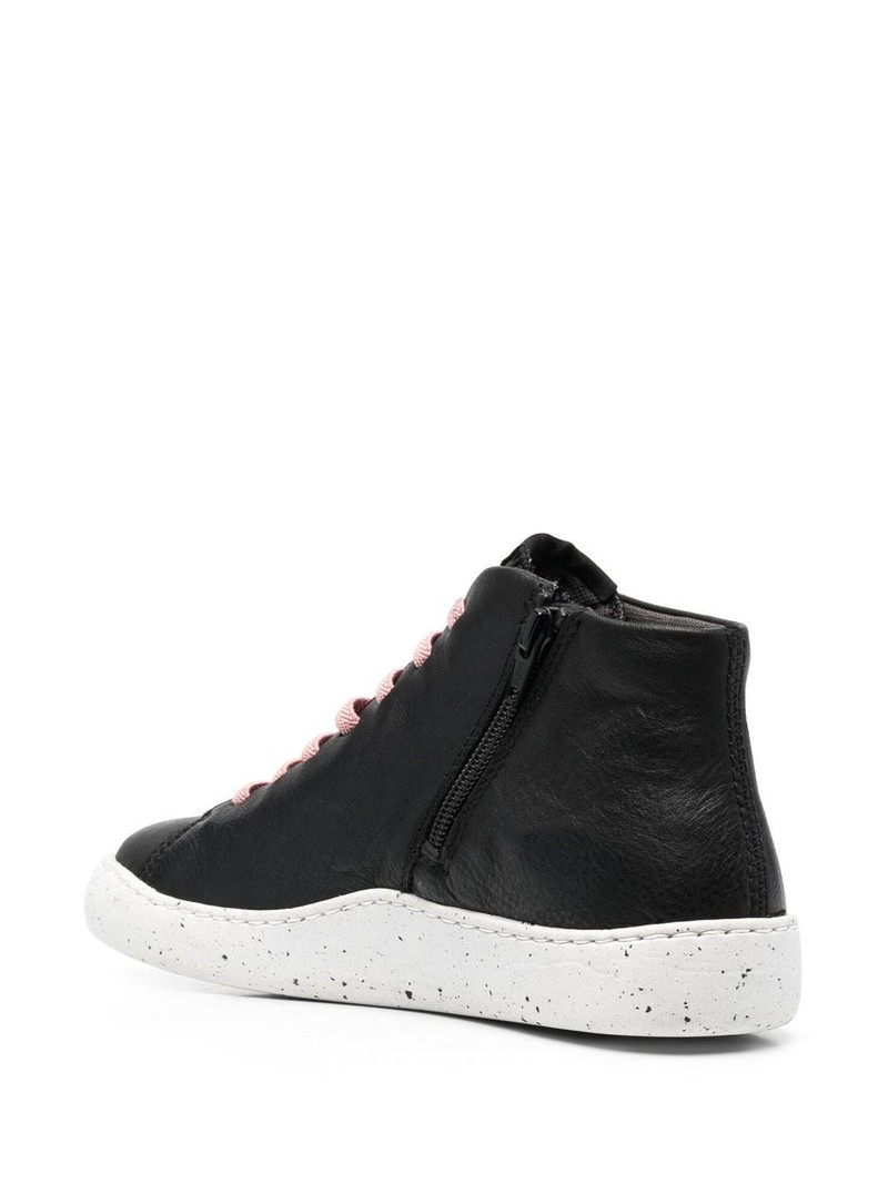 high-top leather sneakers 3