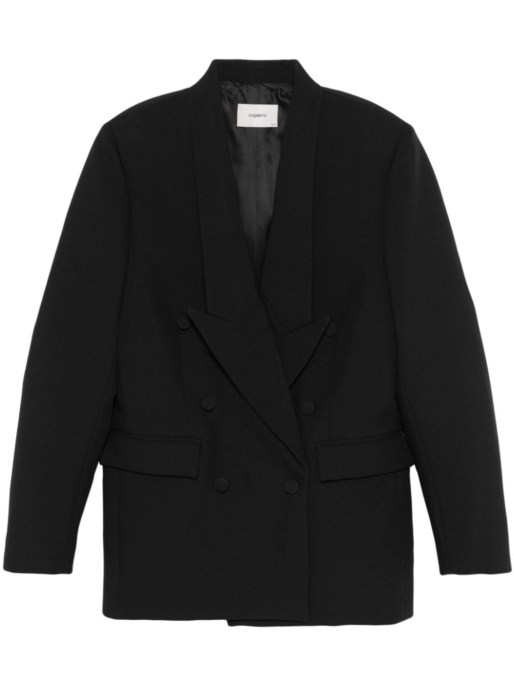double-breasted blazer - 1