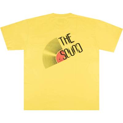 Just Don Just Don Record Crew Short-Sleeve T-Shirt 'Yellow' outlook