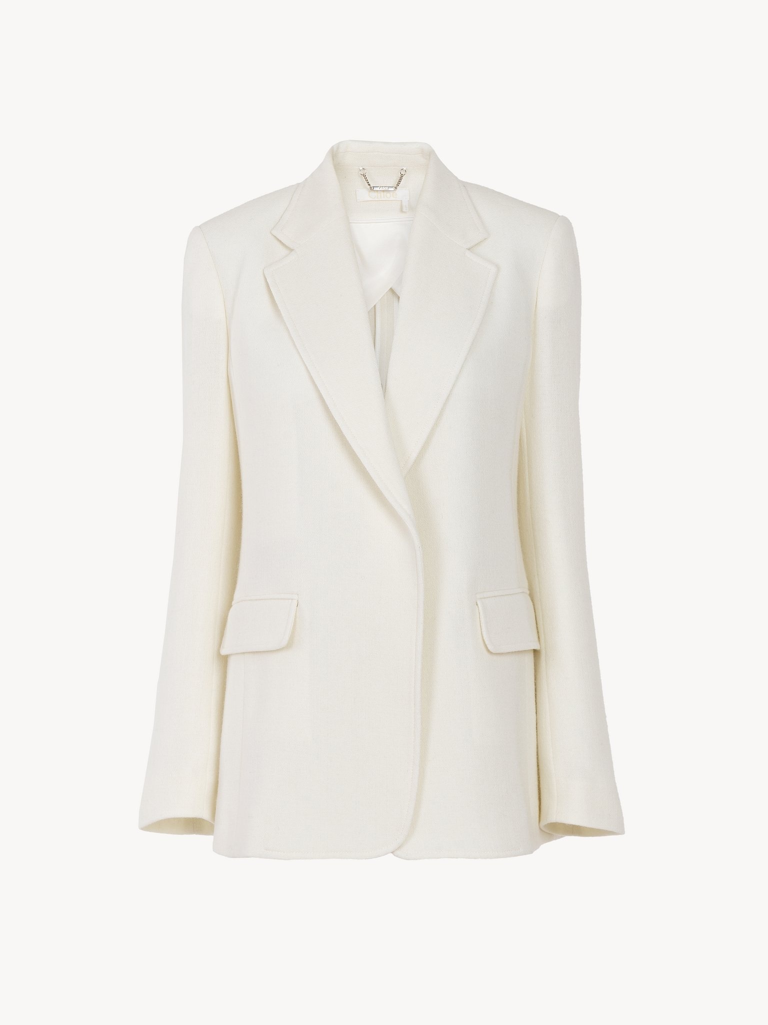 BUTTONLESS TAILORED JACKET - 3