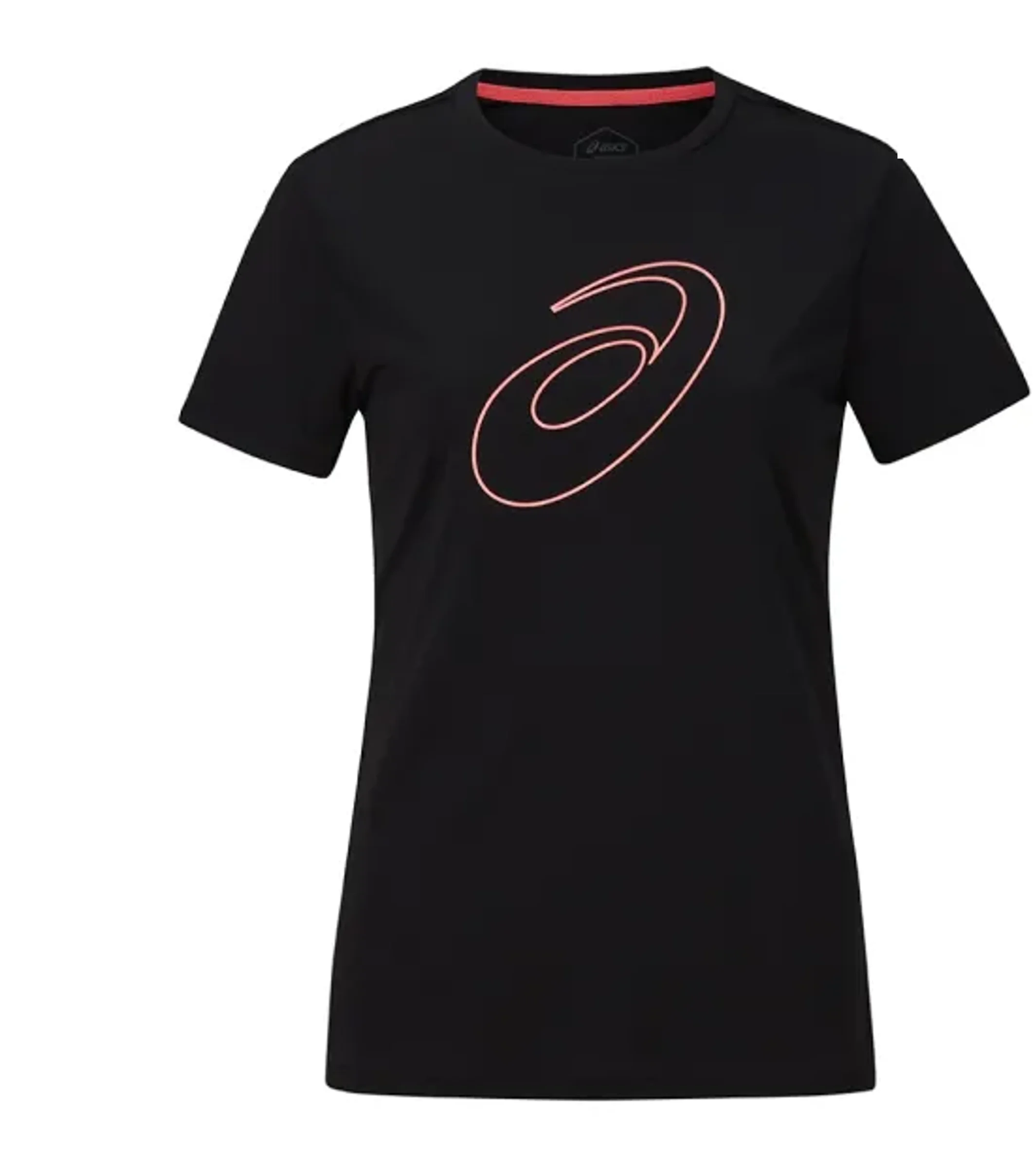 (WMNS) ASICS Logo T-Shirt 'Black' 2012C841-001 - 1