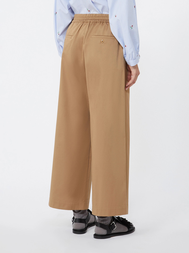 GOLFO Cotton rasetto trousers - EARTH 4