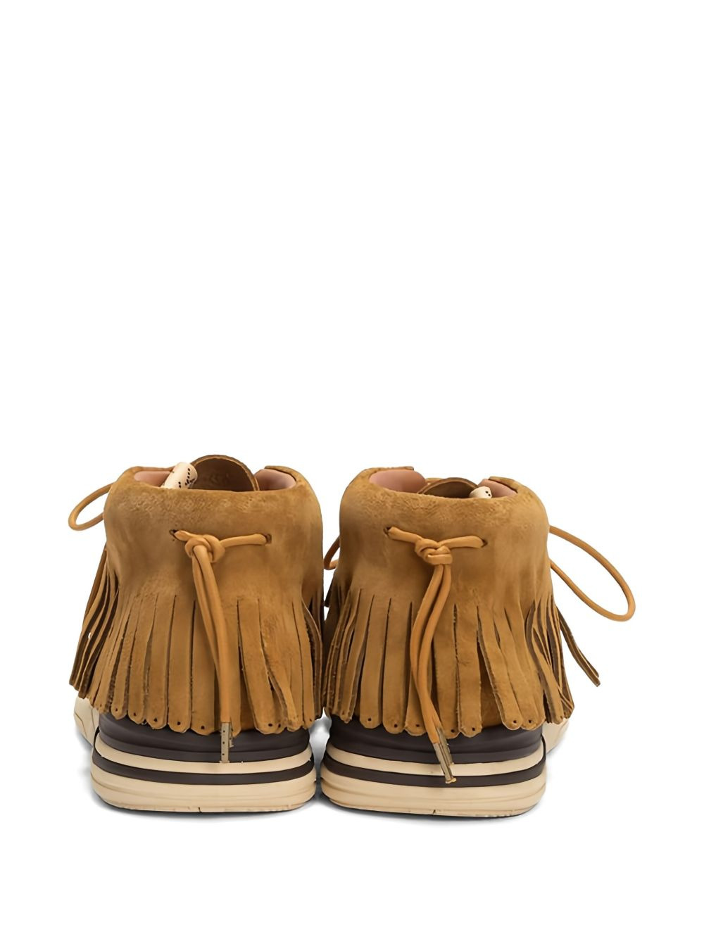 fringed beaded boots - 2