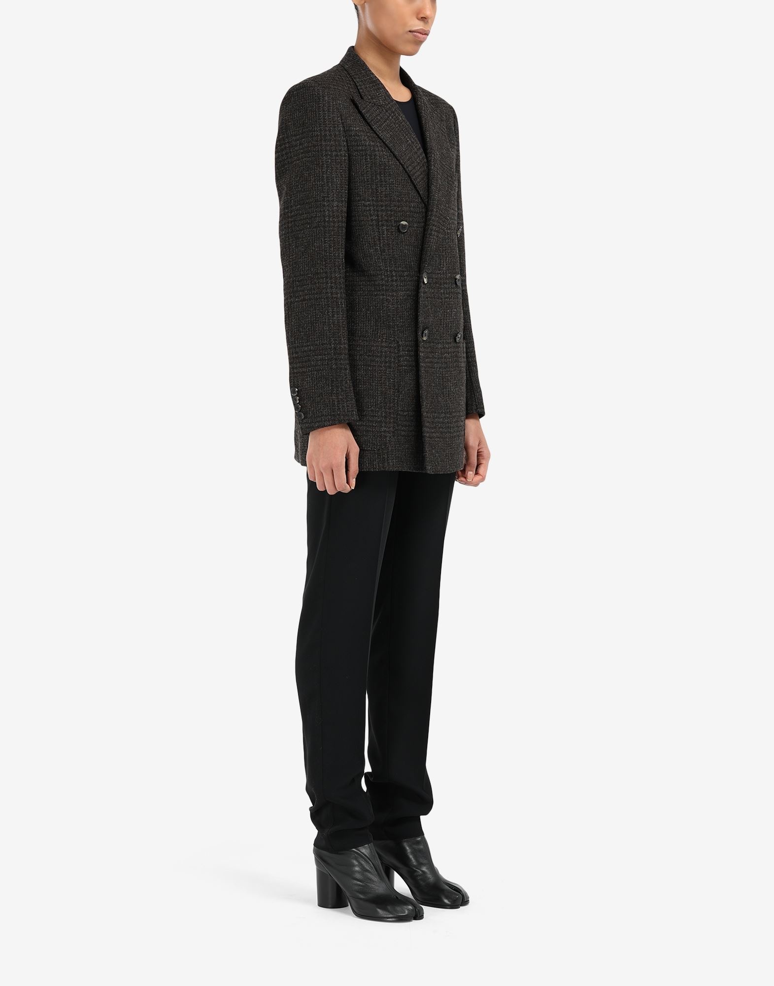 Wool check blazer - 3