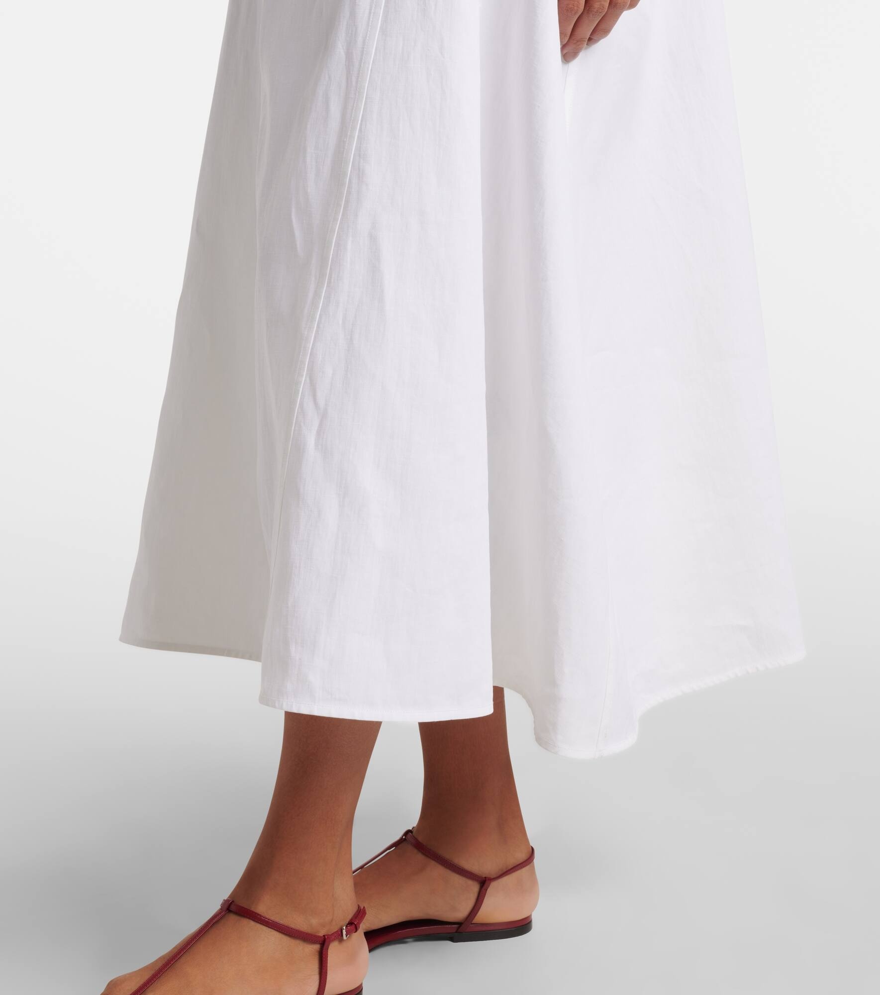 Linen midi dress - 5