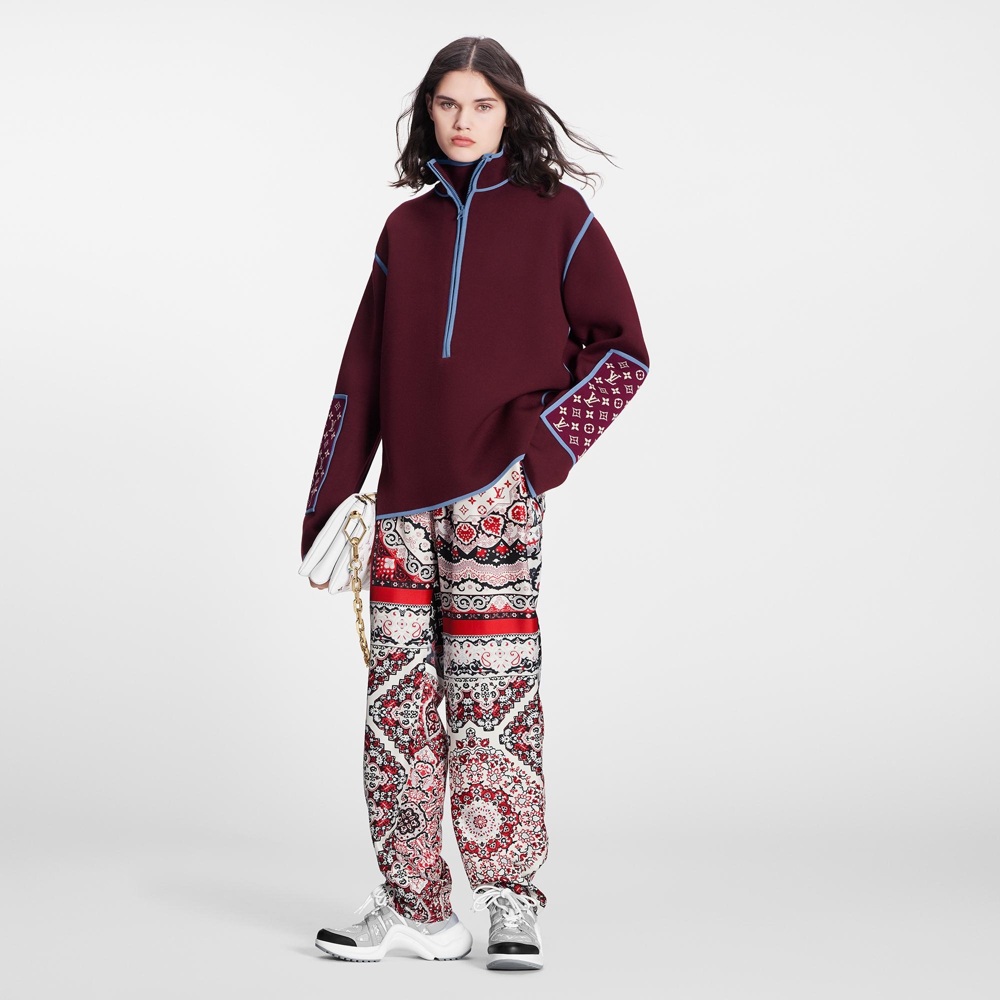 Graphic Trim Pullover - 2