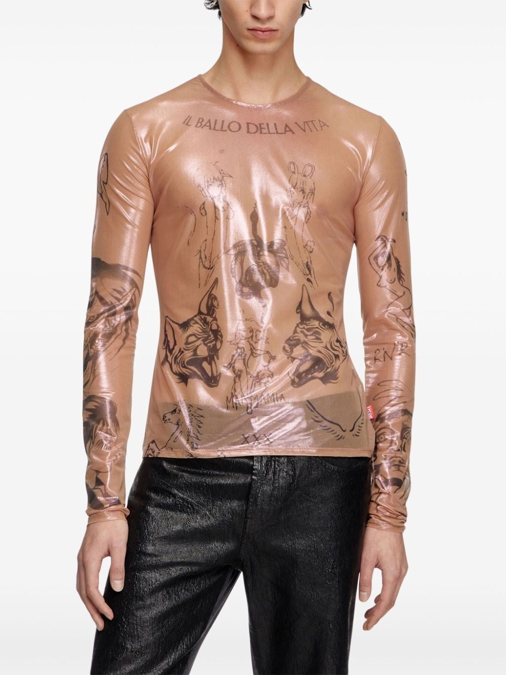 Diesel Men `Diesel X Damiano` T-Shirt - 4