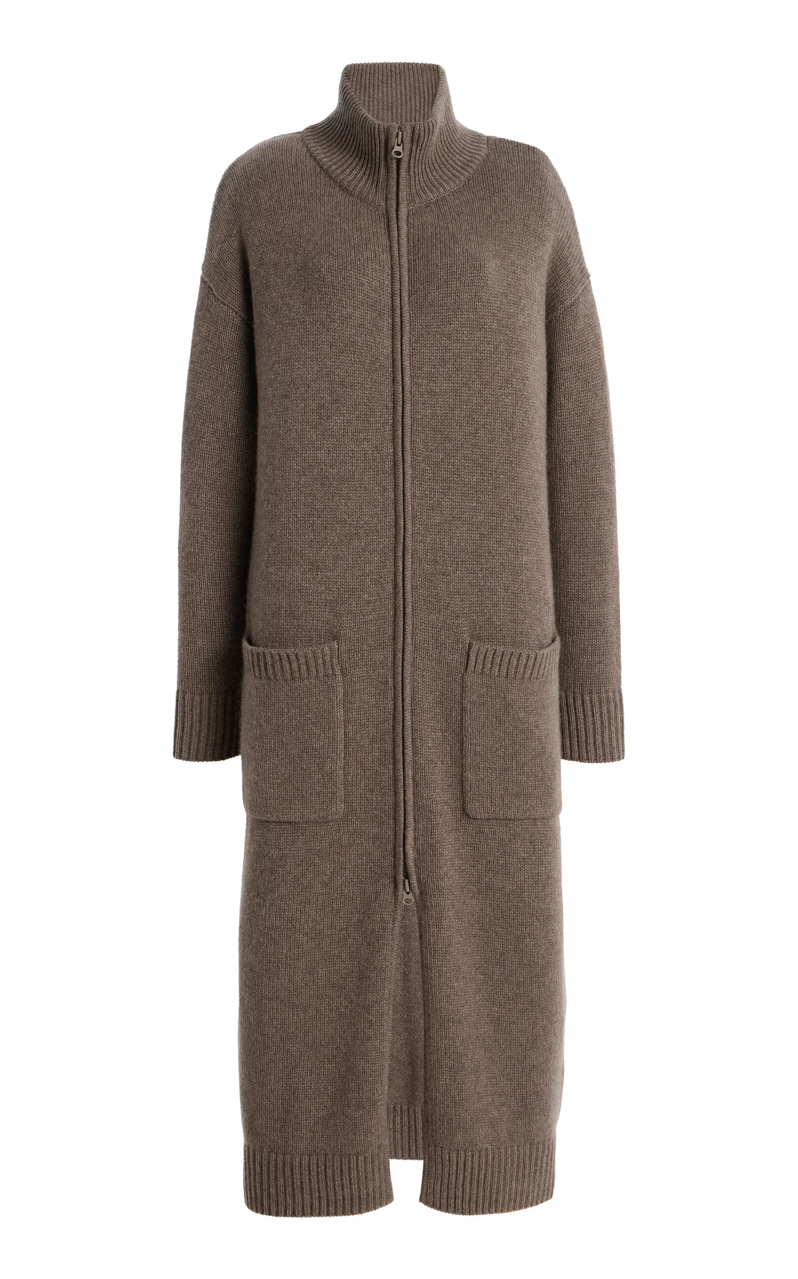 Cloverie Cashmere Cardigan Coat neutral - 1
