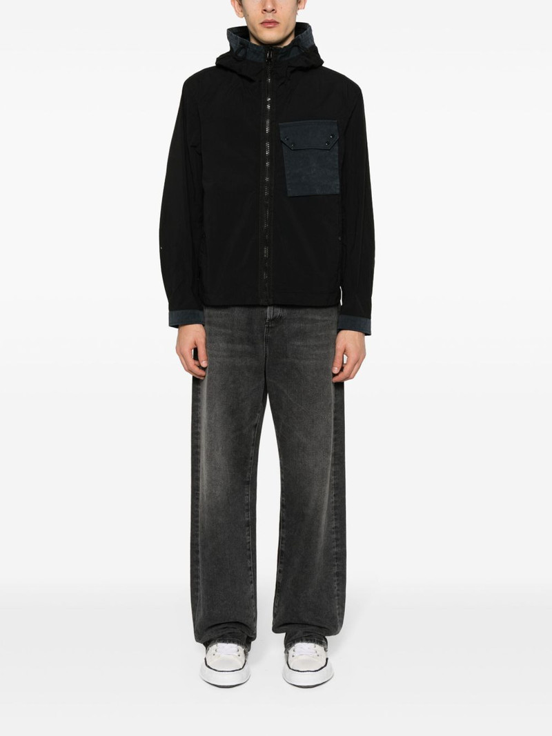 Ten C zipped-up chest-pocket jacket outlook