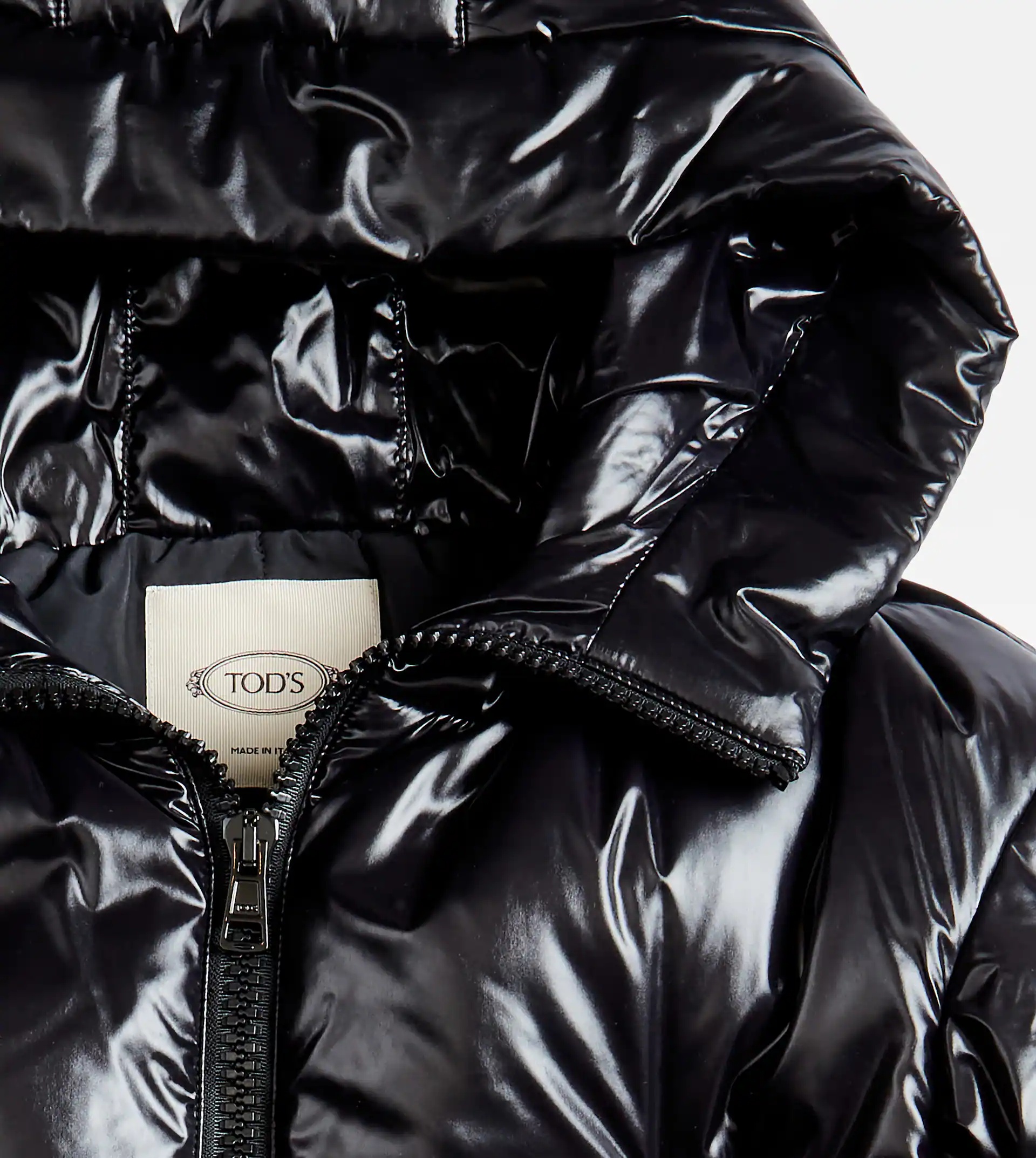 SHORT PADDED JACKET - BLACK - 3