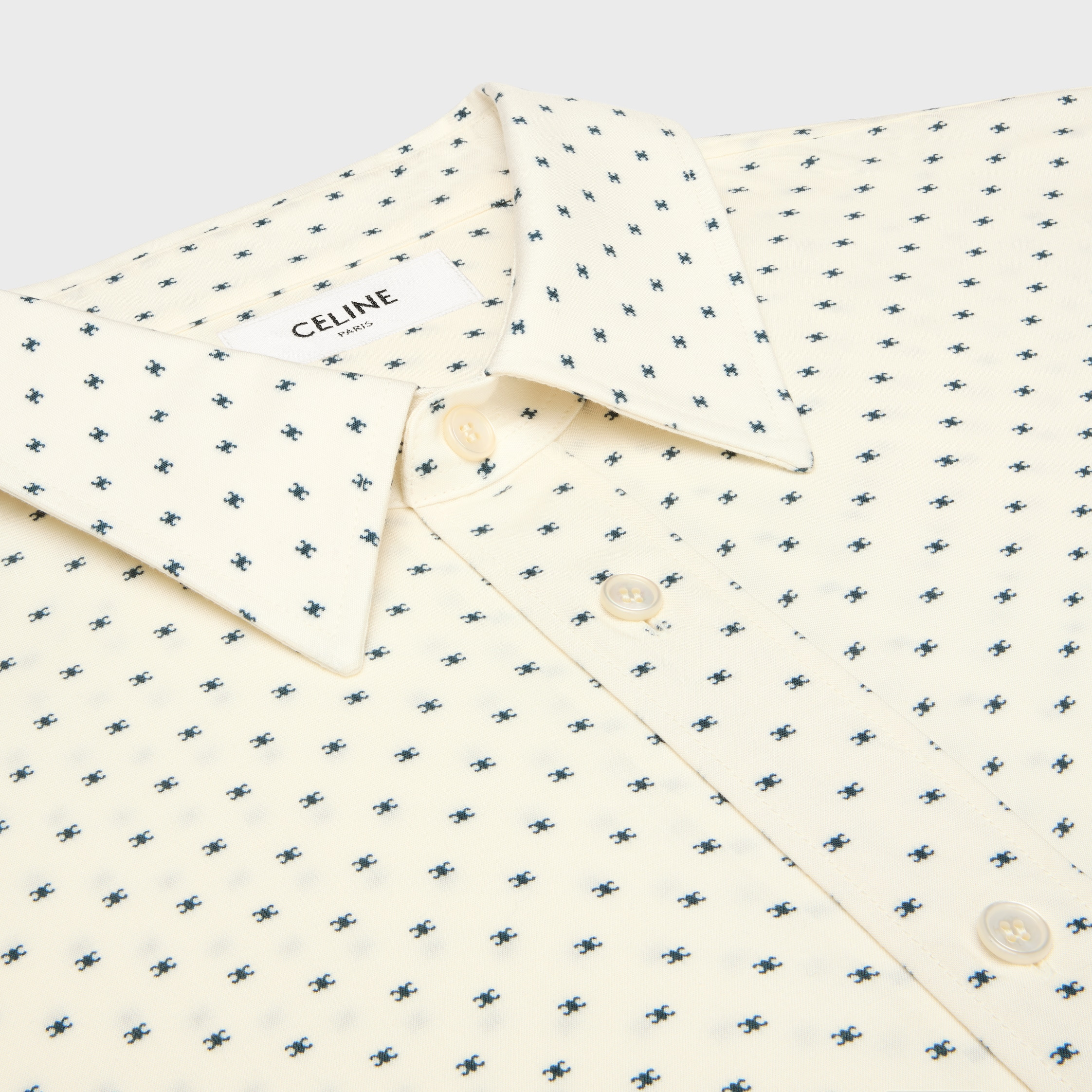 loose shirt in printed viscose - 3