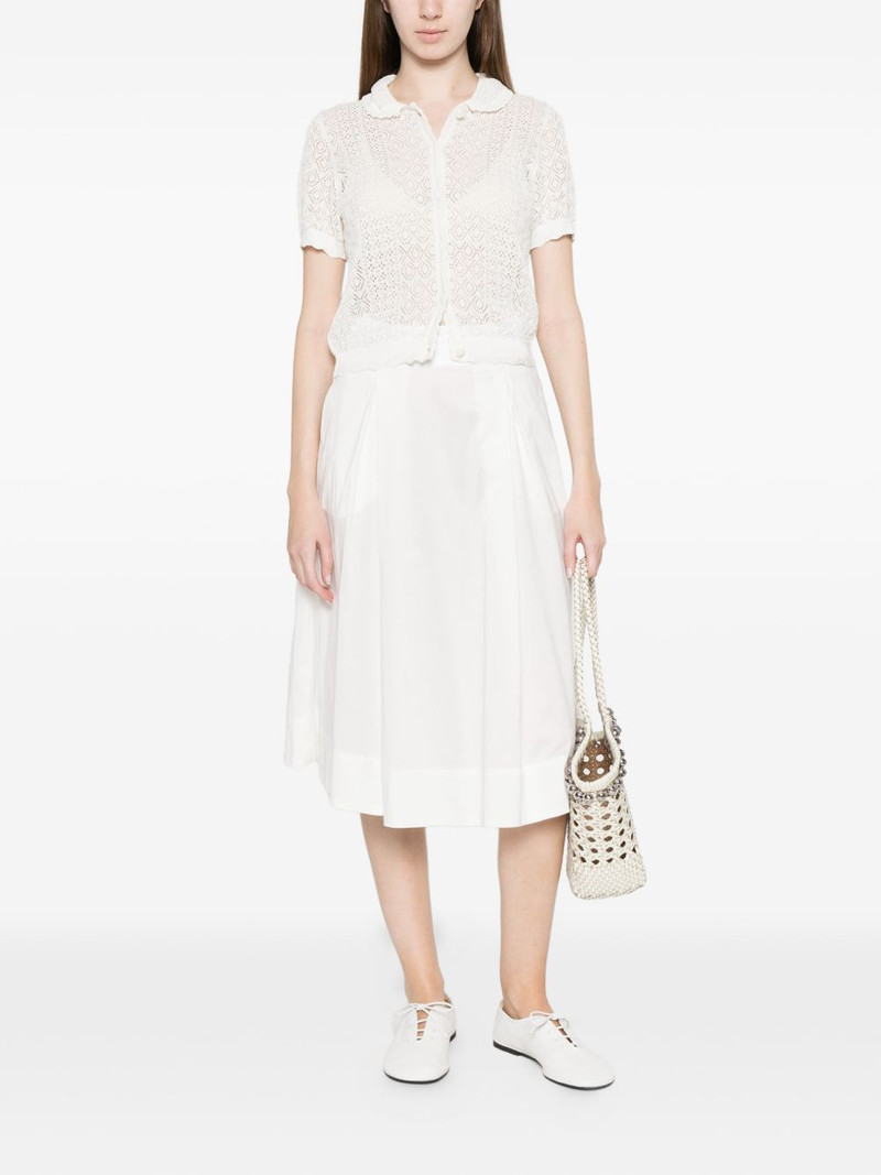 Herno pleated midi skirt outlook