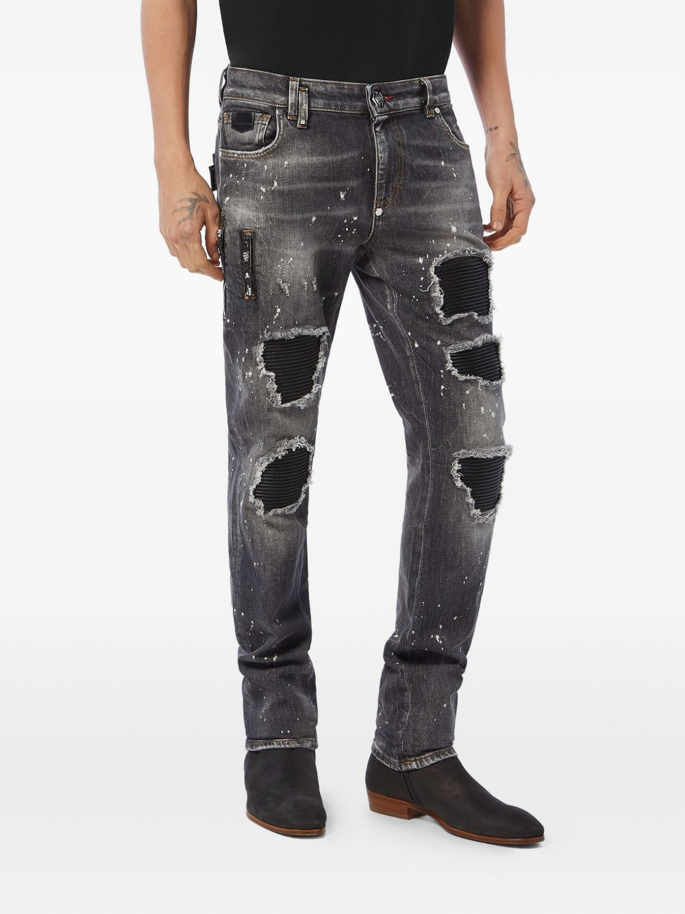 distressed jeans - 2