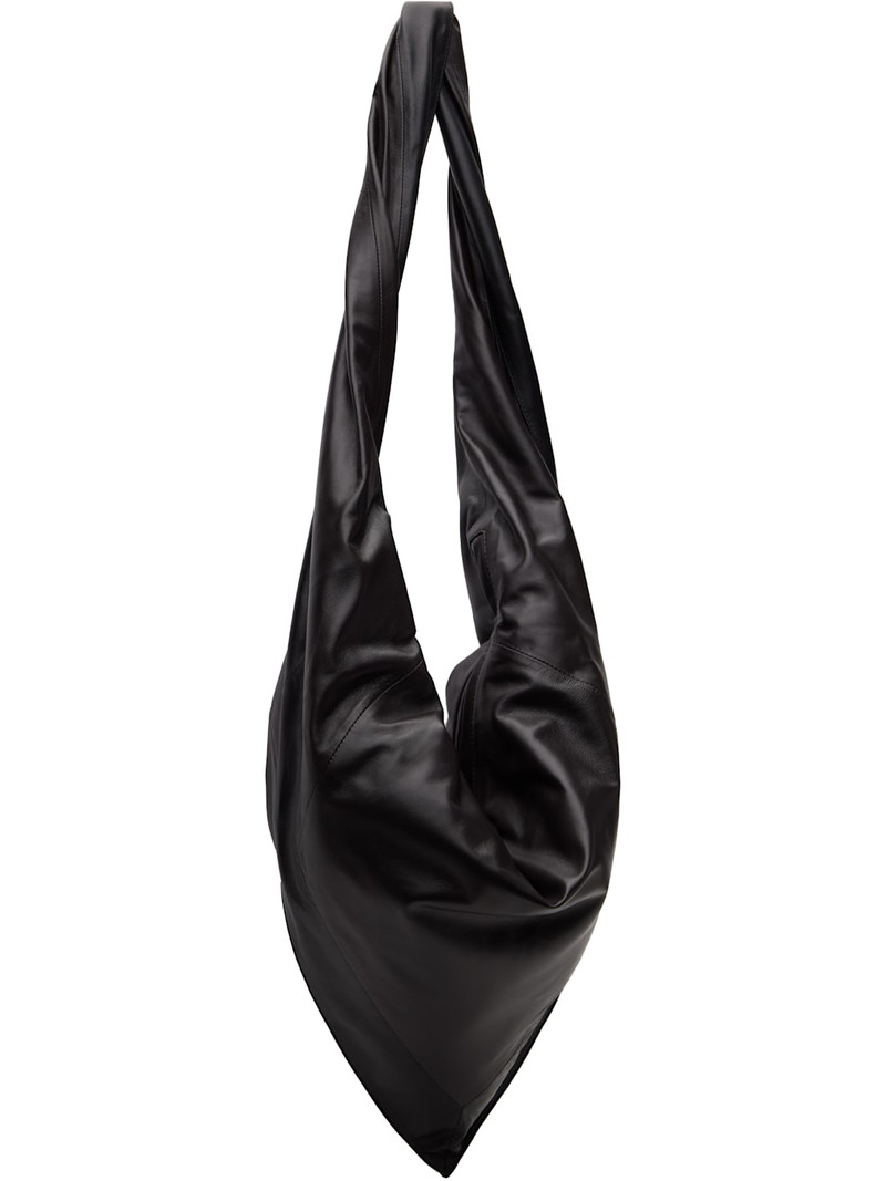 Lemaire Black & Brown Scarf Bag outlook