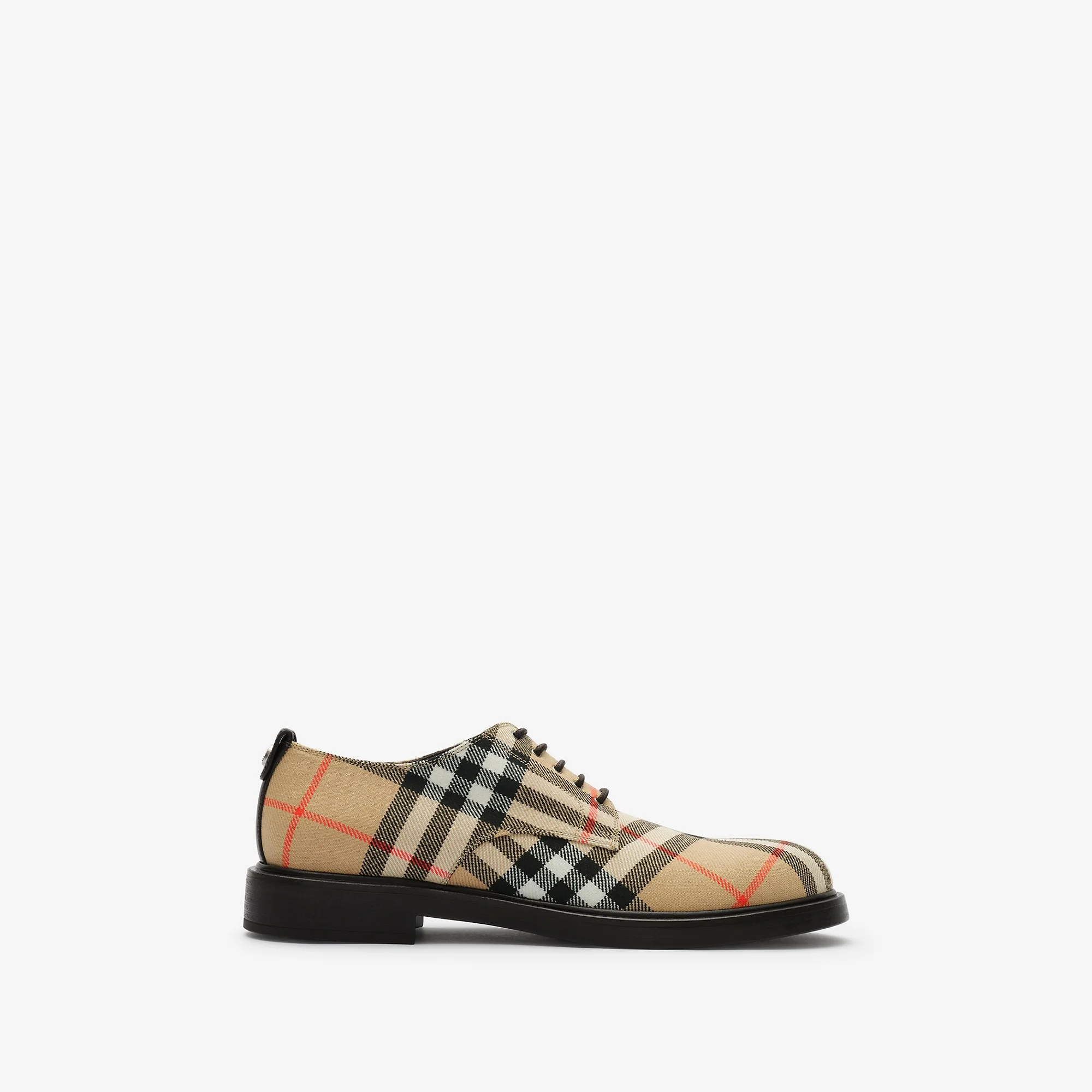 Check Pembroke Derby Shoes - 1
