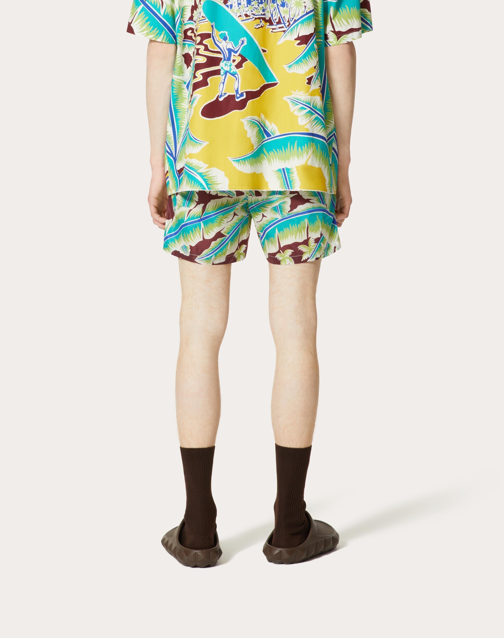NYLON SWIMSUIT WITH SURF RIDER PRINT - 4