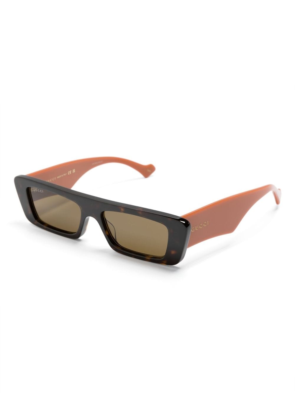 square-frame colour-block sunglasses - 2