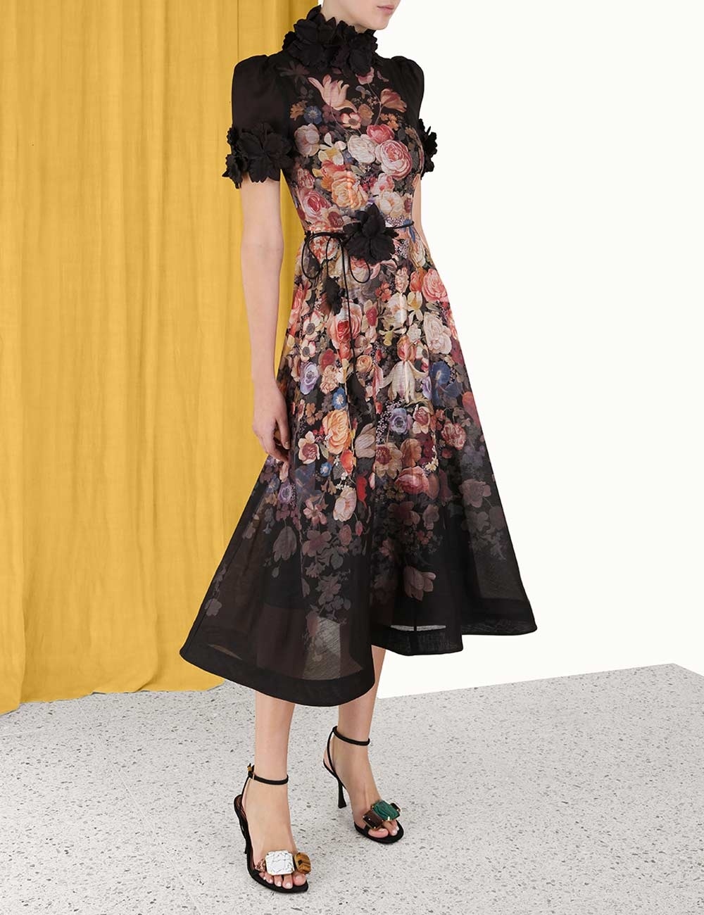 Zimmermann LUMINOSITY LIFTOFF FLOWER MIDI - 8076DF231MOBL | REVERSIBLE