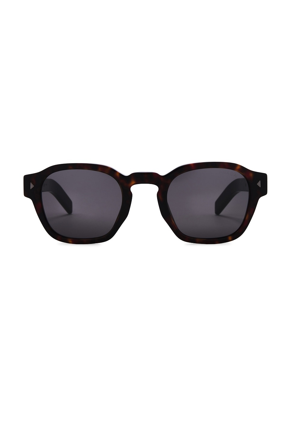 Round Frame Sunglasses in Brown Tortoise - 1