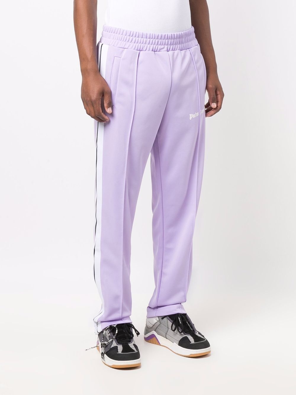 logo-print track pants - 3