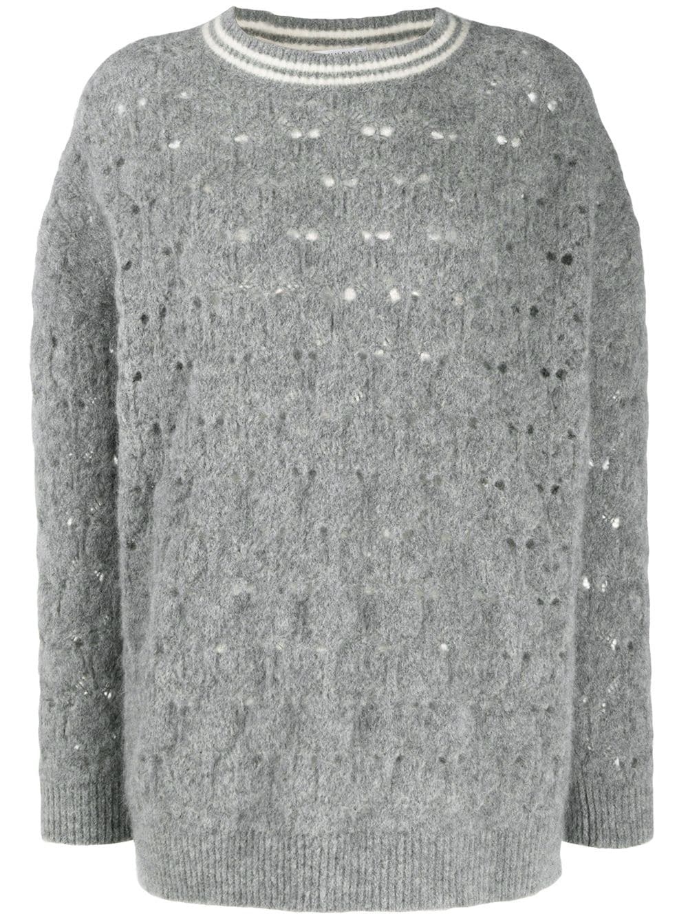 open-knit jumper - 1