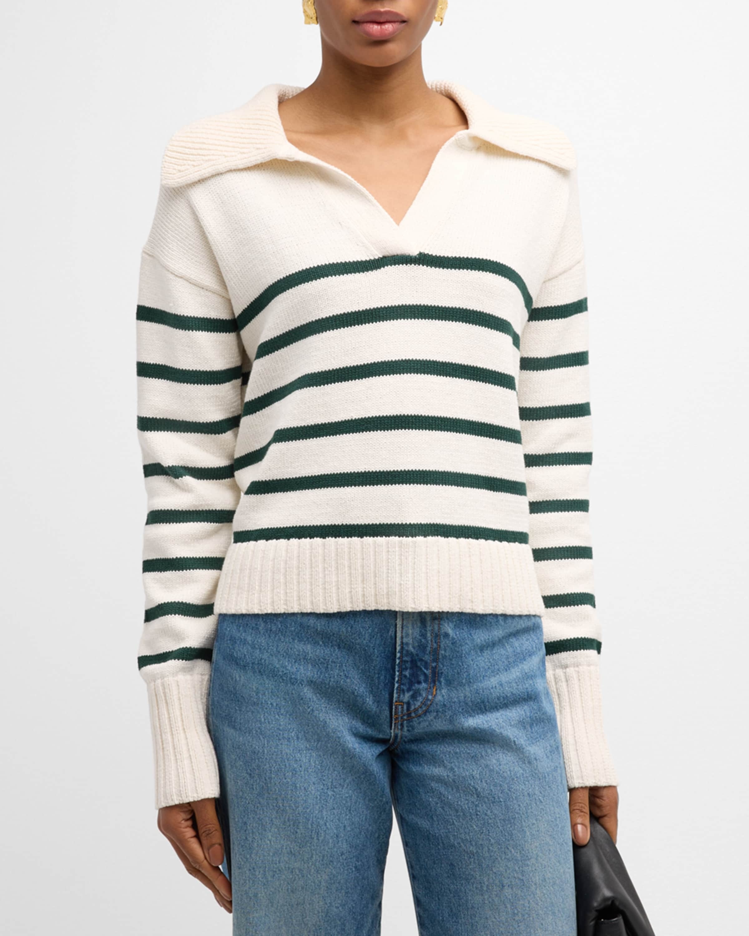 Jovie Stripe Pullover Sweater - 2