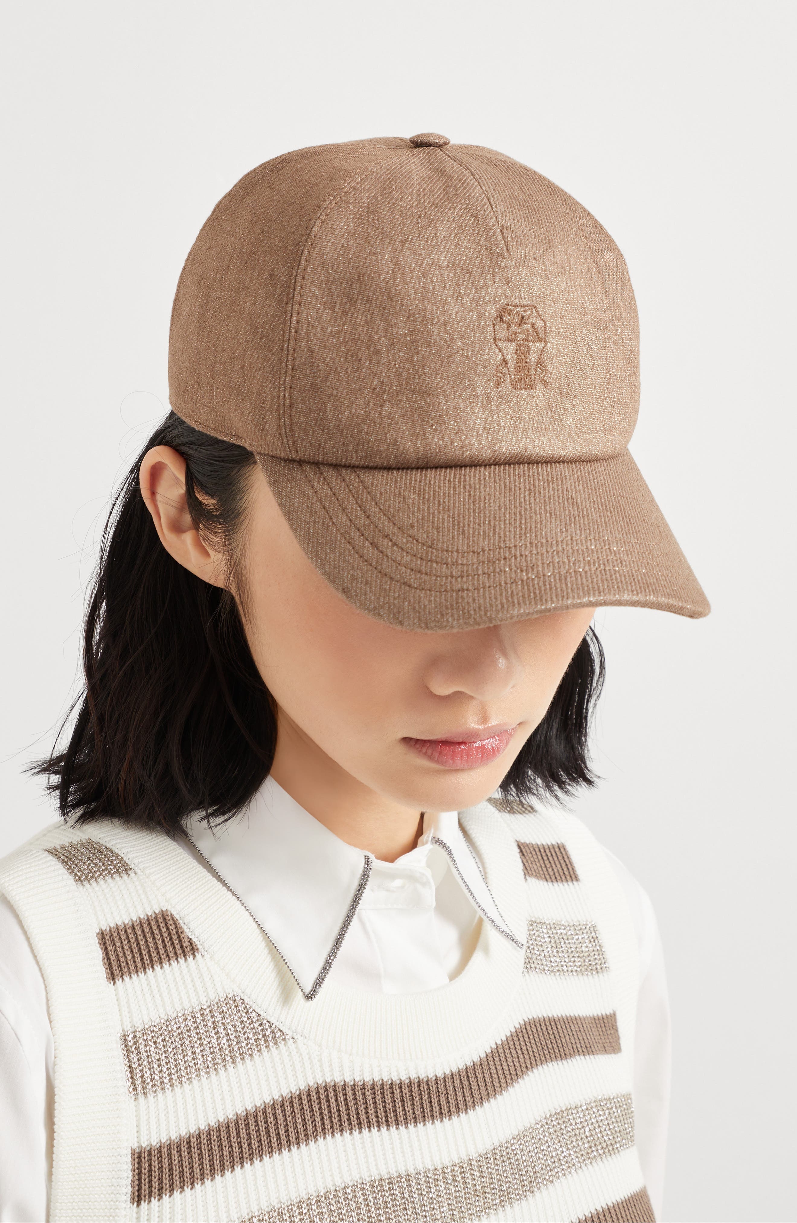 Brunello Cucinelli Baseball cap with logo in Beige at Nordstrom - 4