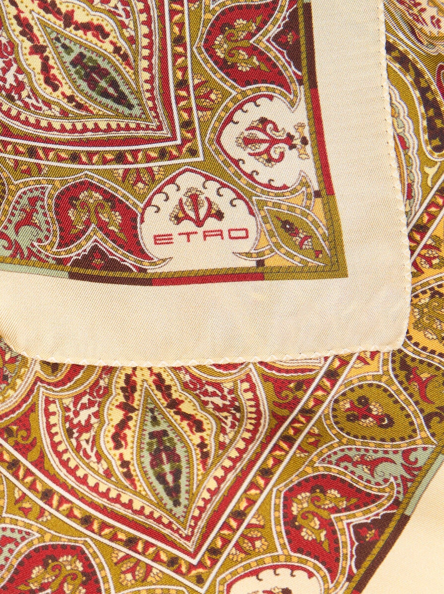 SILK JACQUARD POCKET SQUARE - 2