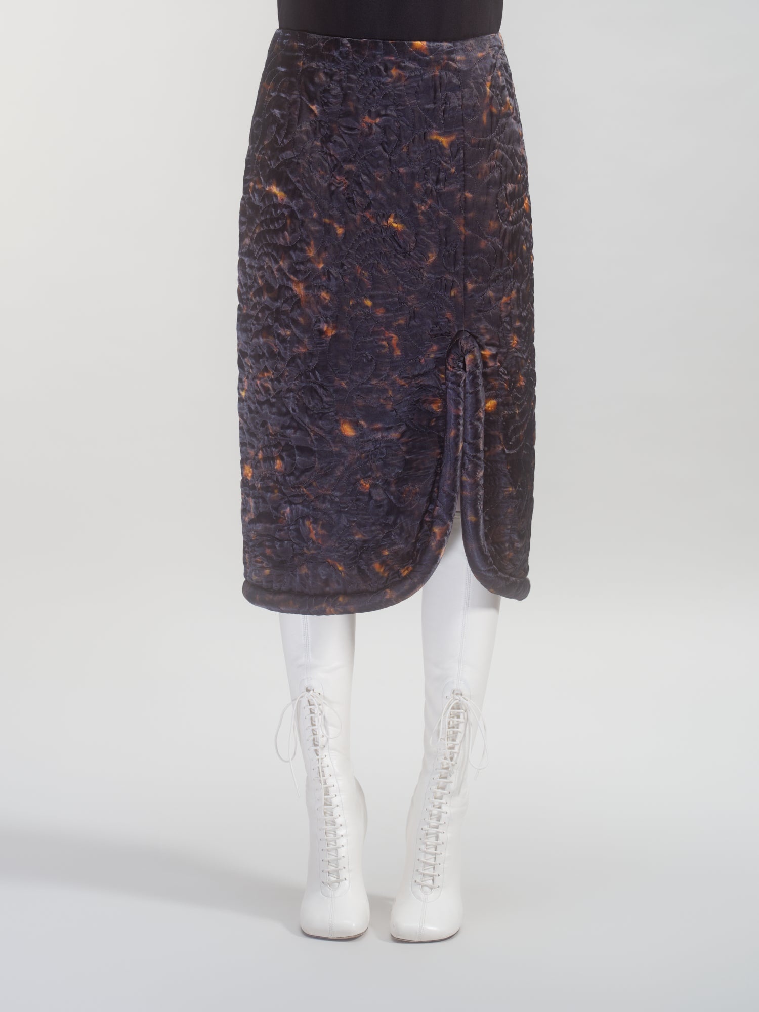 PADDED PENCIL SKIRT - 2