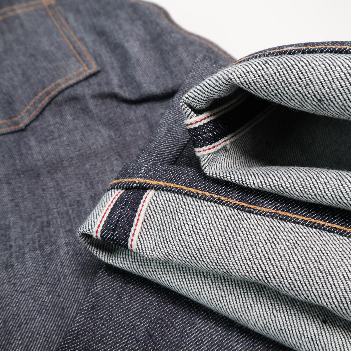 CT-100x Classic Taper Indigo Selvedge Denim - 4