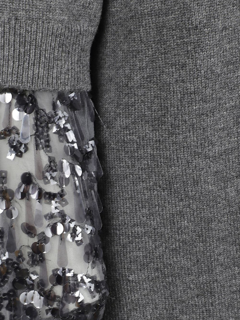 high-neck sequin mini dress 3