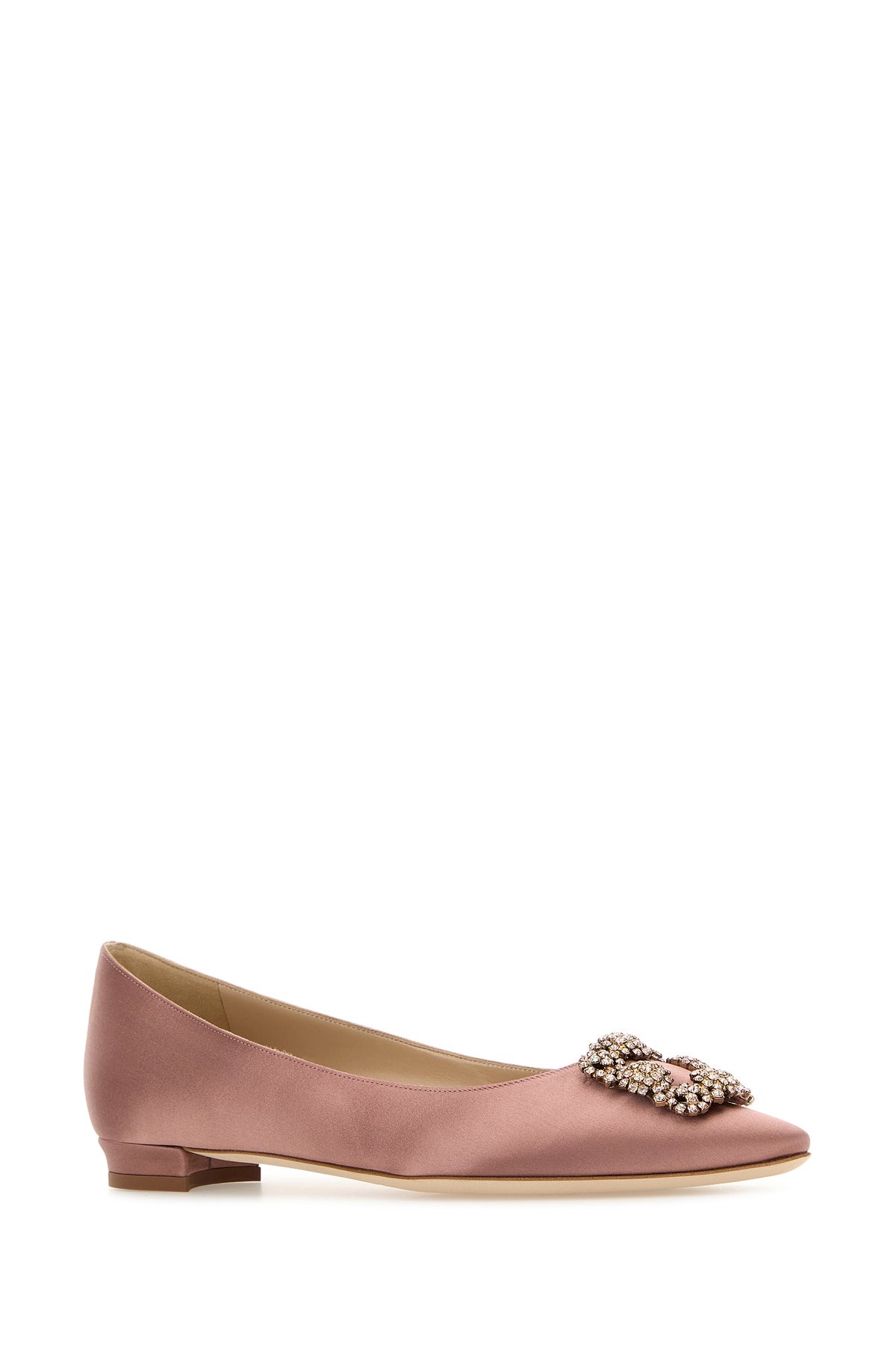 Antiqued pink satin Hangisi ballerinas - 2