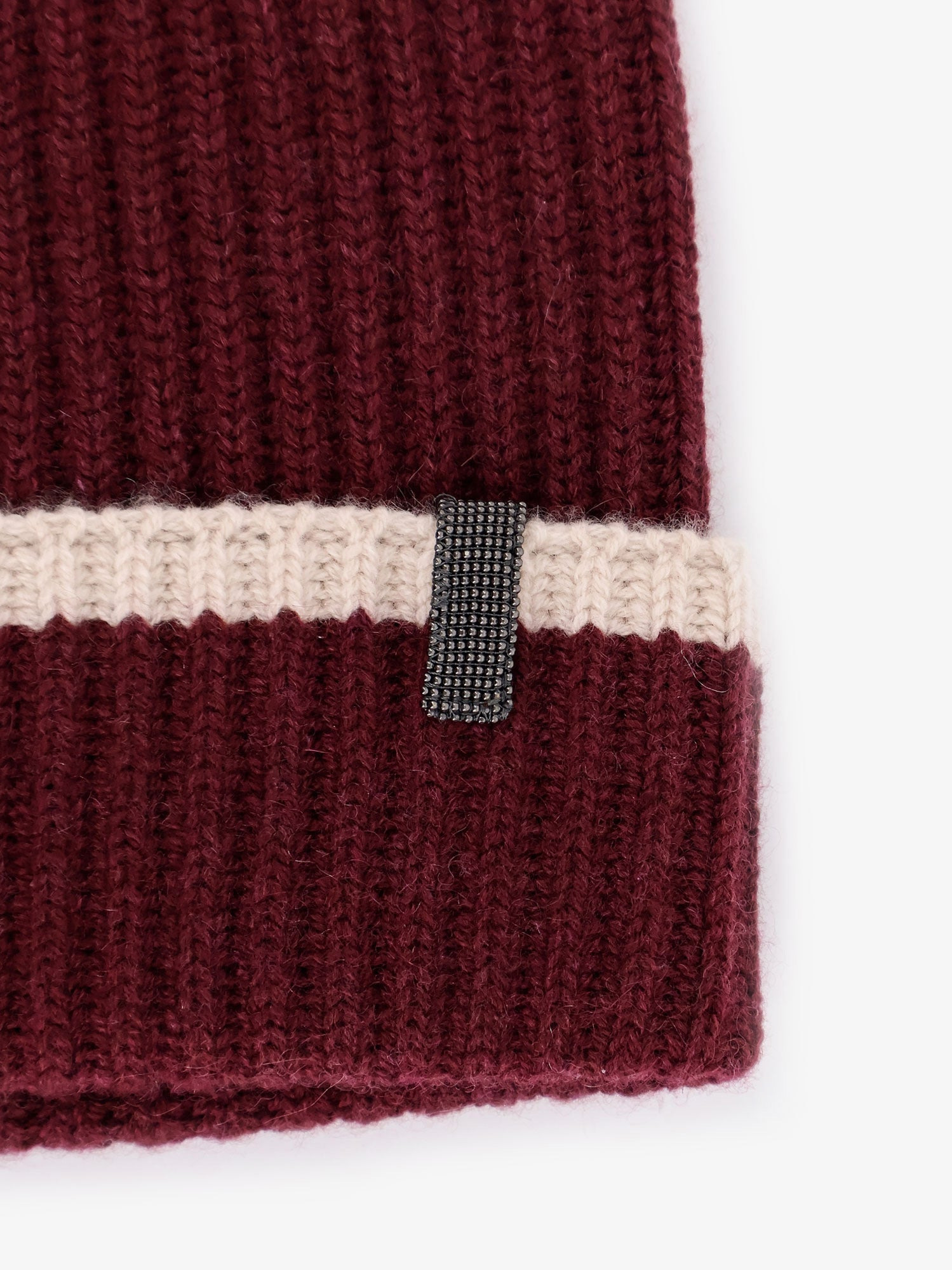 Cashmere Hat With Monili Detail - 3