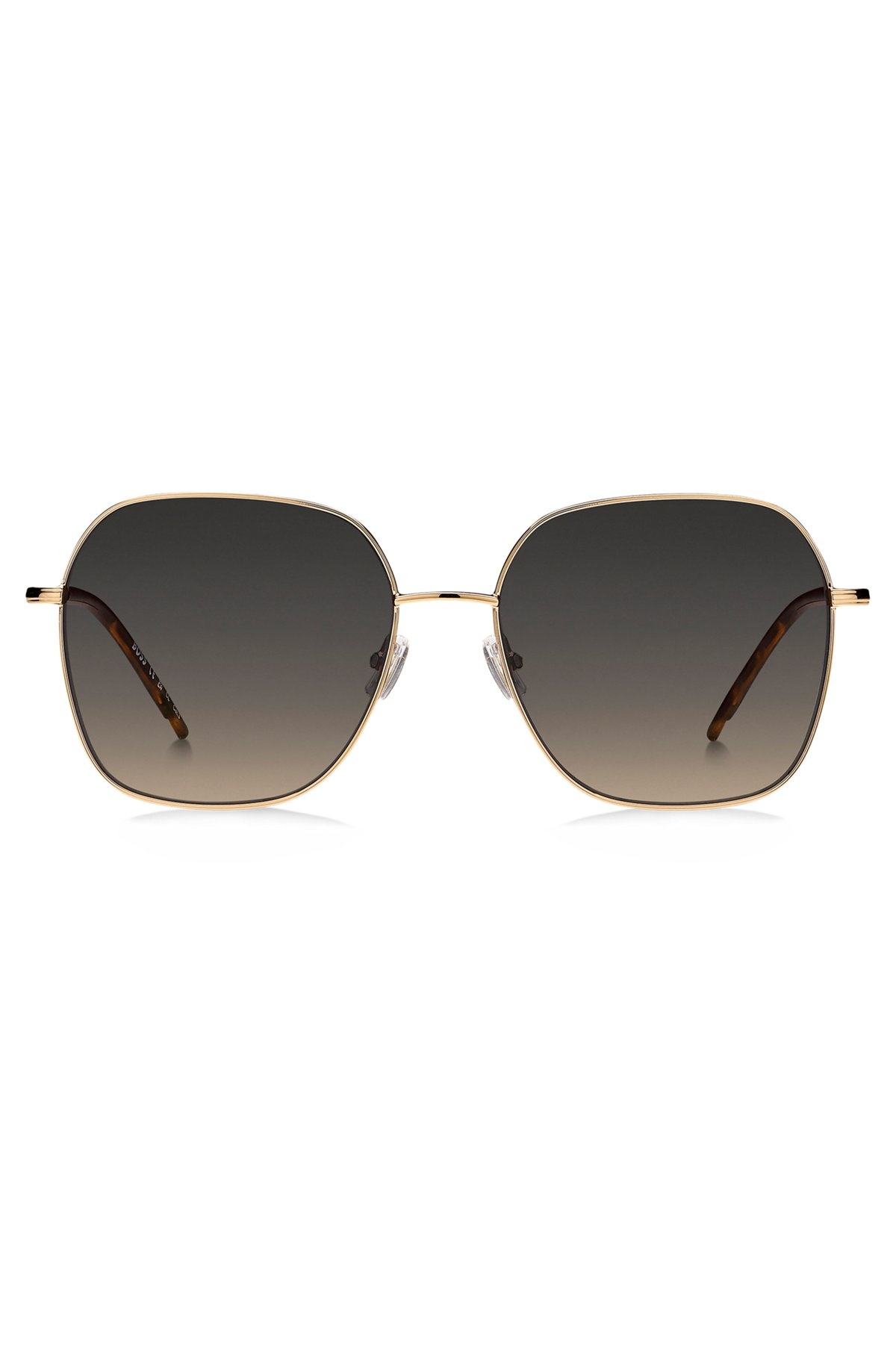 STEEL SUNGLASSES WITH BRANDED TEMPLES - 3