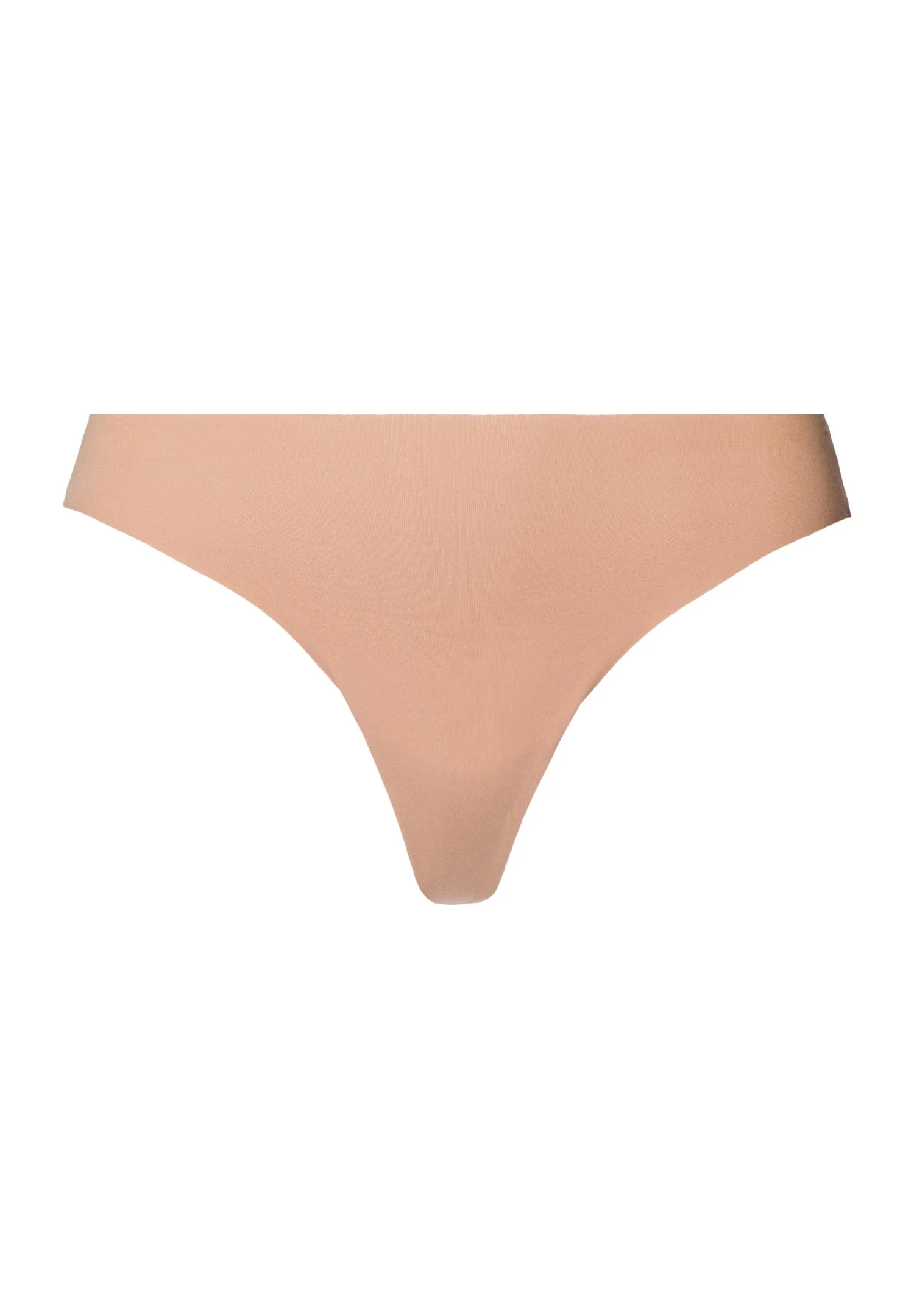 Invisible Cotton Cotton Blend Thong - 1