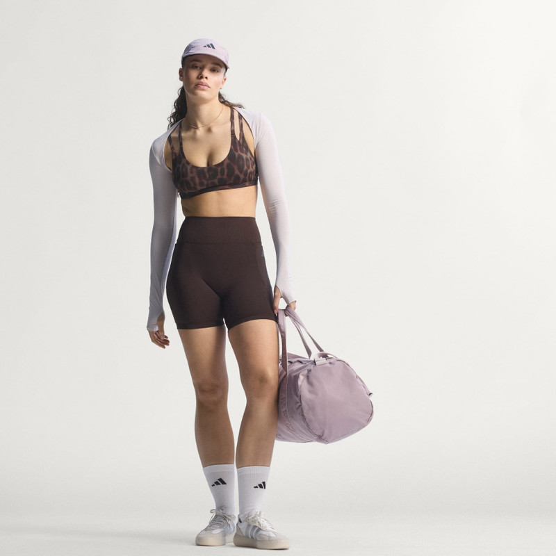 Optime Leopard Strappy Light Support Bra 3