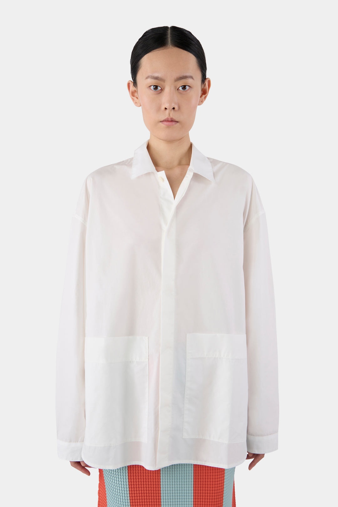 WHITE 'EVERYDAY I WEAR SUNNEI' OVER SHIRT - 4