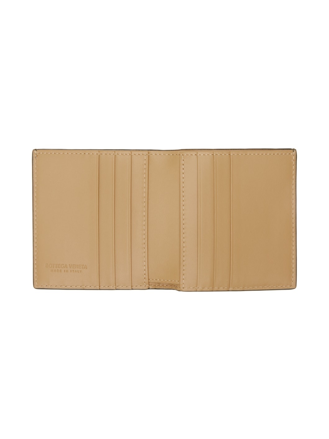 Brown Intrecciato Slim Bi-Fold Wallet - 3