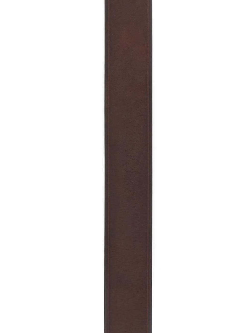 logo-buckle leather belt - 3