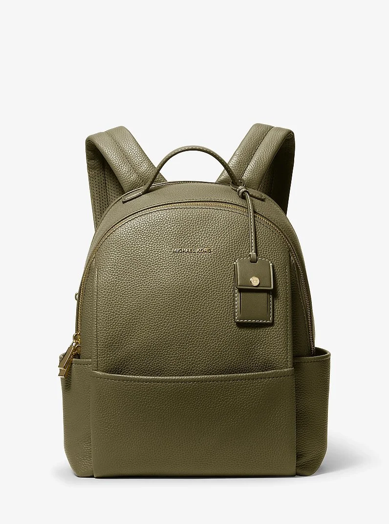 Sable Medium Pebbled Leather Backpack - 1