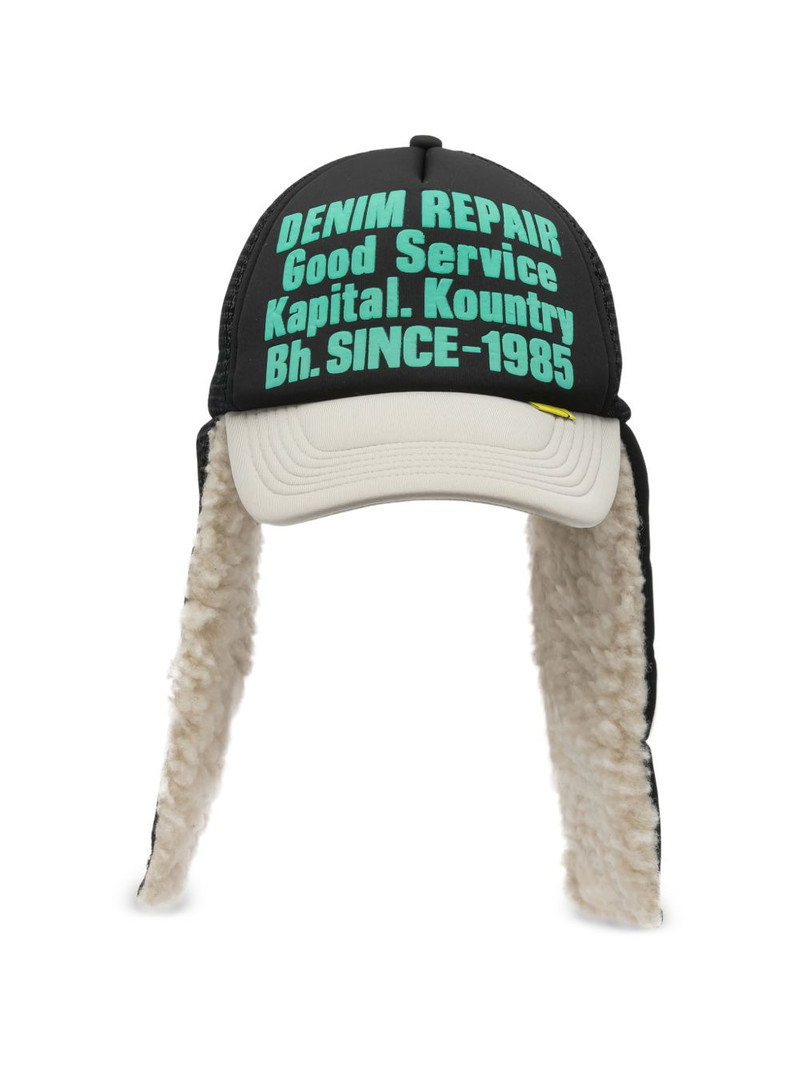 print faux-fur hat 1