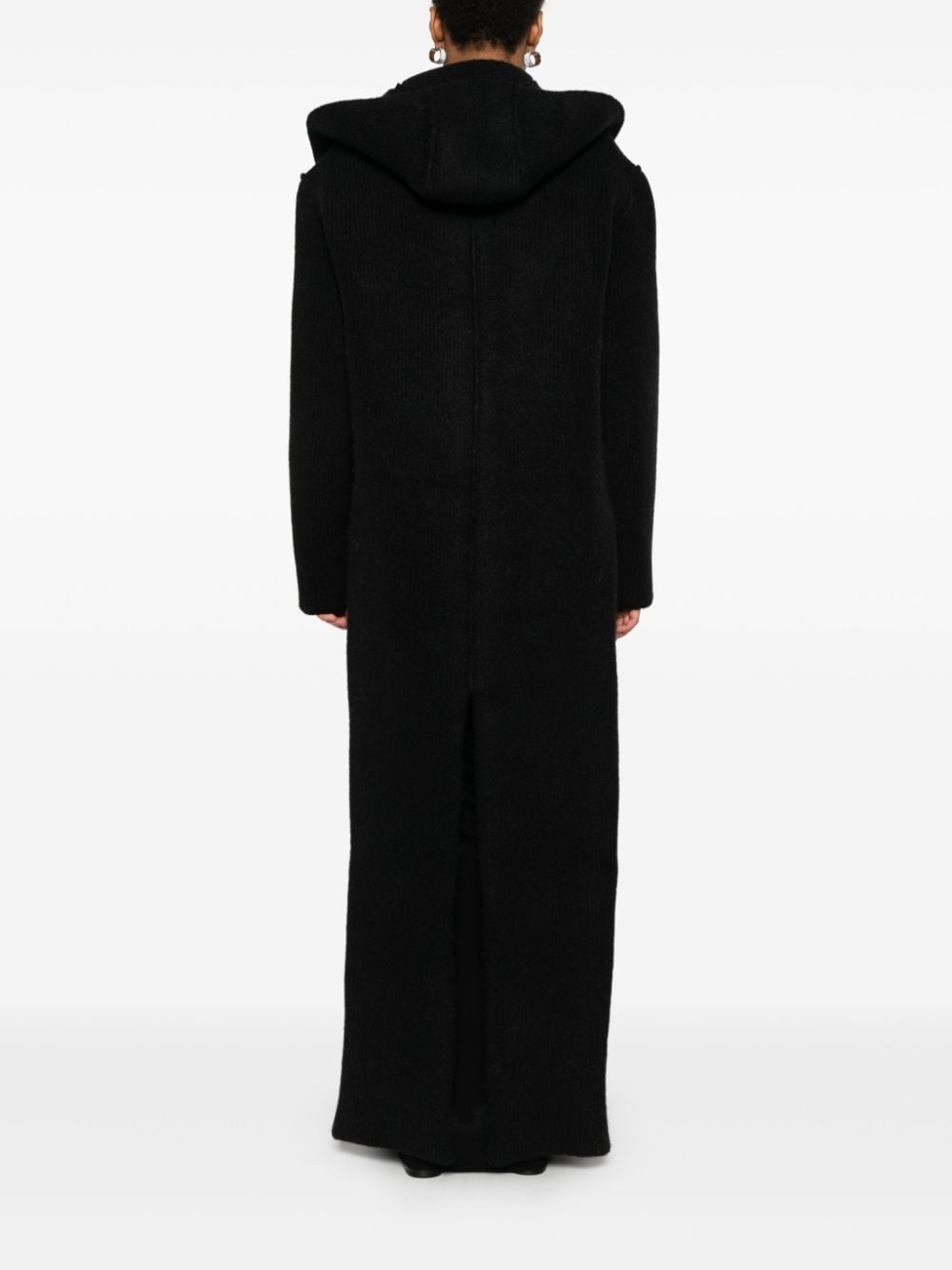 Robe hooded cardi-coat - 4