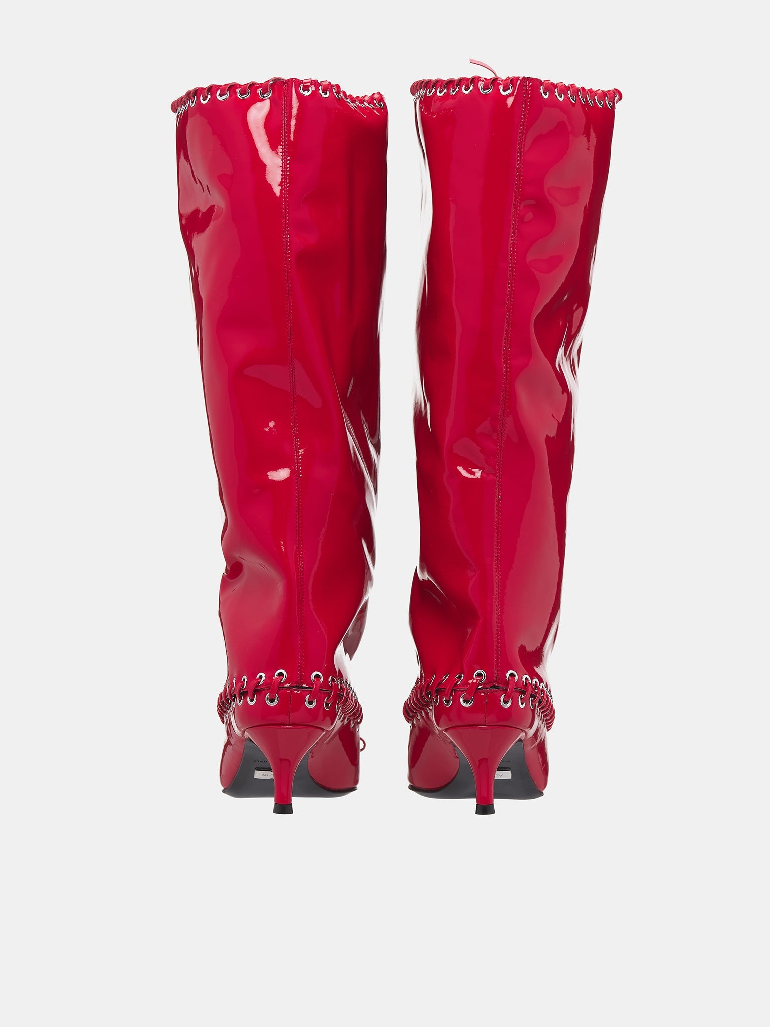 Patent Level Knee Boots - 4