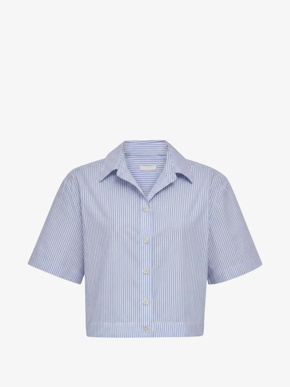 Carlee striped cropped shirt - 1
