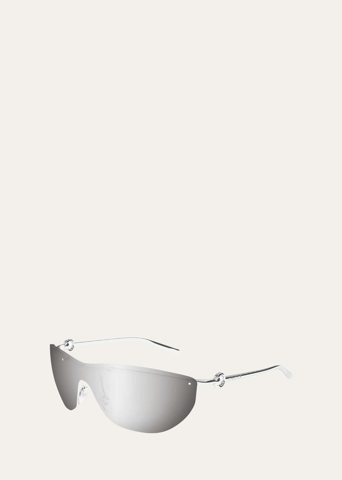 Horsebit Metal Wrap Sunglasses - 2