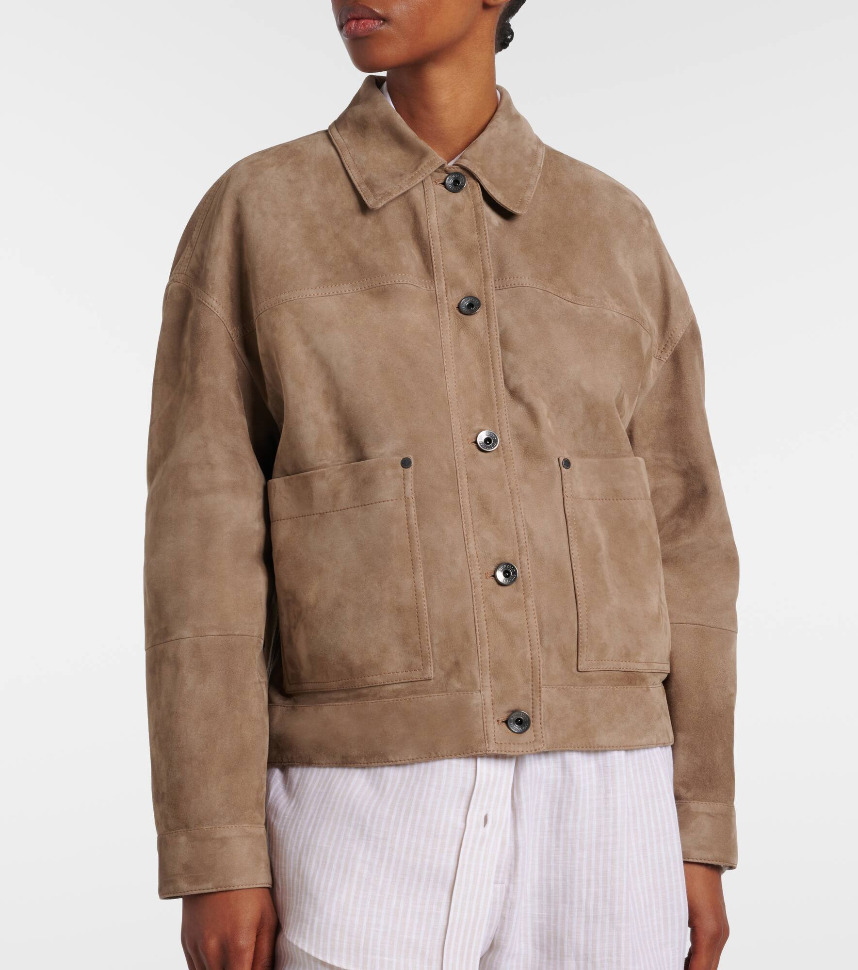 Suede field jacket - 6