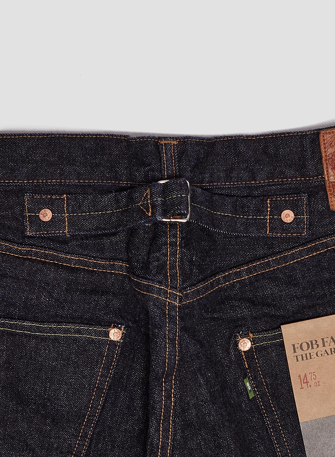 FOB Factory Selvedge Garage Denim 5P Indigo - 7