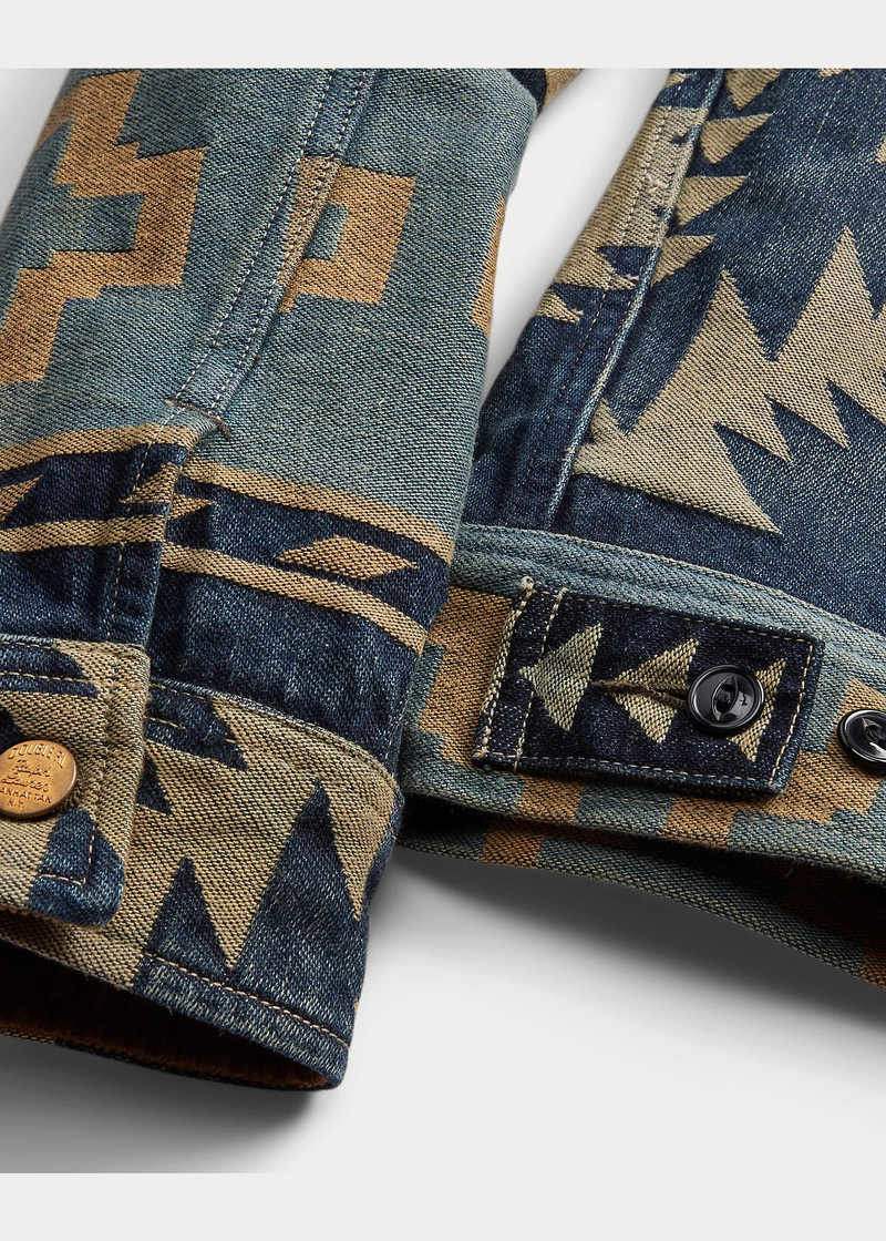 Corduroy-Trim Jacquard Jacket 6